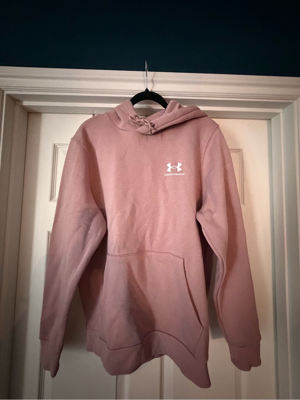 Under Armour Men's Pink Hoodie Sweatshirt